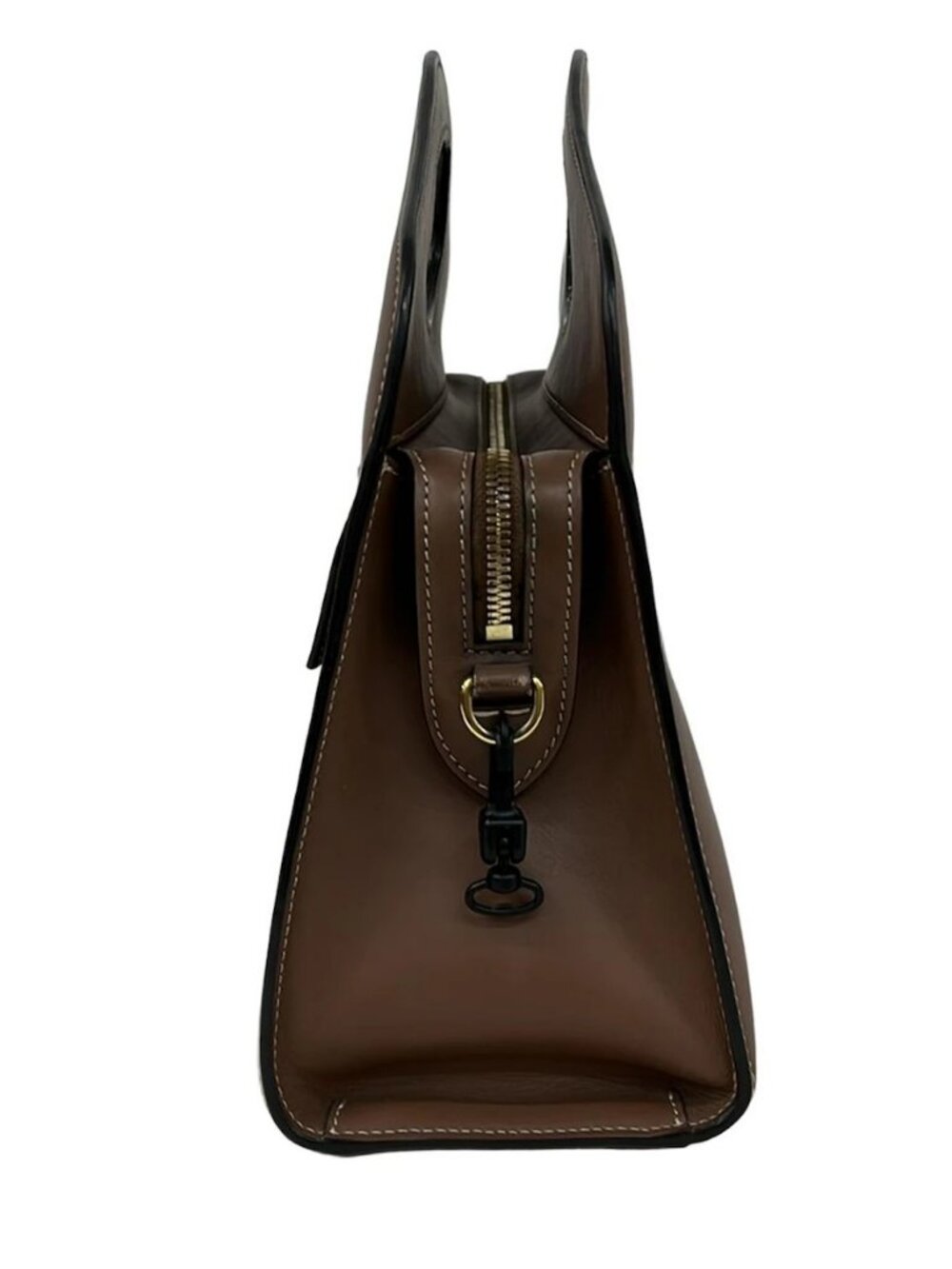 BURBERRY LONDON ENGLAND Small Pocket Tote 8036745 Brown Leather - Handbag - Picture 2 of 13